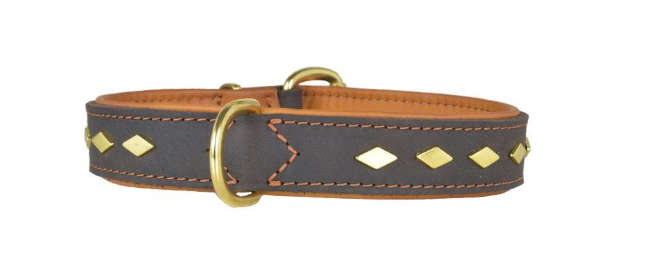 Hundehalsband leder schmuckhalsband