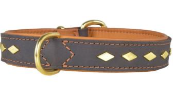 Hundehalsband leder schmuckhalsband 