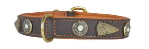 Hundehalsband leder schmuckhalsband
