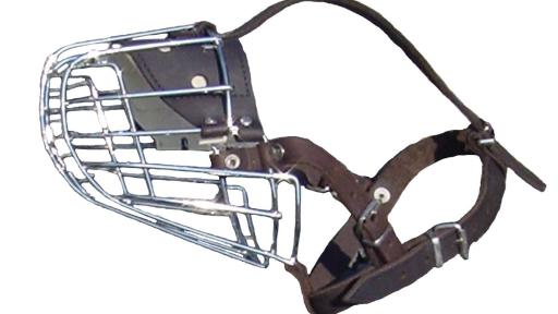 Hundemaulkorb Drahtmaulkorb.