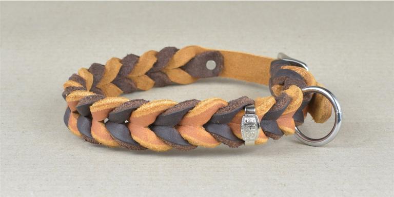 2456 Hundehalsband BICOLOR